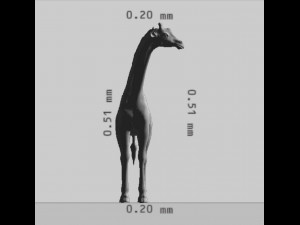 Giraffe Animal Ready to Print 3D Print Model