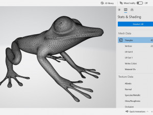 Green Frog Ready to Print 3D-printmodel