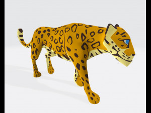 Jaguar Animal Ready to Print 3D प्रिंट मॉडल