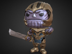 Thanos Chibi Ready to Print 3D Print Model
