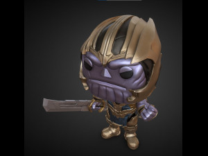 Thanos Chibi Ready to Print 3D-Druckmodell