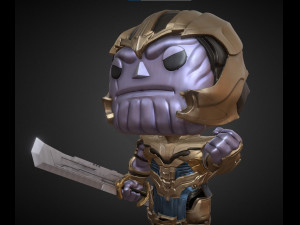 Thanos Chibi Ready to Print 3D-Druckmodell