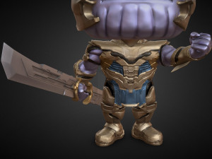 Thanos Chibi Ready to Print 3D-Druckmodell