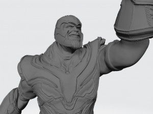 Thanos Marvel Figurines Ready to Print 3D Print Model