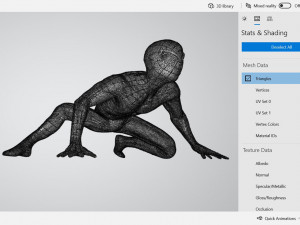 Spiderman Crouching on Table Ready to Print 3D 打印模型