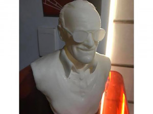 Stan Lee Bust Ready to Print Modello di stampa 3D