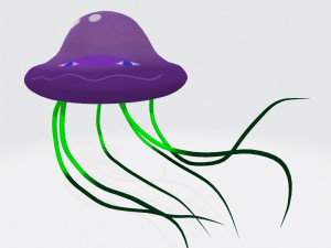 Jelly Fish Ready to Print 3D 프린트 모델