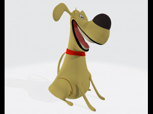 Labrador Retriever Cartoon Ready to Print 3D 打印模型