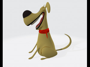 Labrador Retriever Cartoon Ready to Print 3D Baskı Modeli