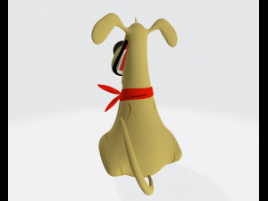 Labrador Retriever Cartoon Ready to Print 3D Baskı Modeli