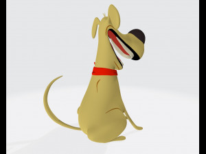 Labrador Retriever Cartoon Ready to Print 3D Baskı Modeli