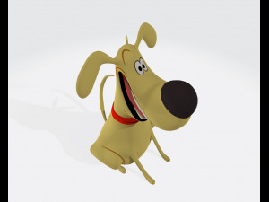 Labrador Retriever Cartoon Ready to Print 3D Baskı Modeli