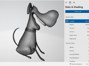 Labrador Retriever Cartoon Ready to Print 3D Baskı Modeli