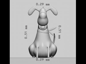 Labrador Retriever Cartoon Ready to Print 3D Baskı Modeli
