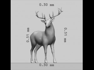Reindeer Ready to Print 3D Baskı Modeli