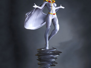 Xmen Storm Figurines Ready to Print 3D 打印模型