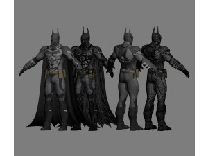 Full Body Batman Batsuit Armor from Arkham Knight 3D 프린트 모델