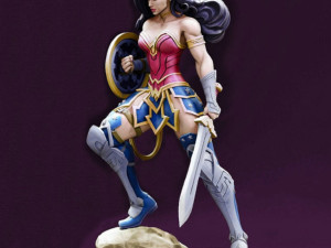 Wonder Woman Fanart Ready to Print 3D Print Model