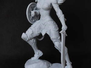 Wonder Woman Fanart Ready to Print 3D Принт Модель