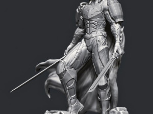 Batman Samurai From DC Ready to Print Modelo de Impressão 3D