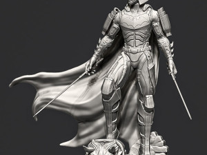 Batman Samurai From DC Ready to Print Modelo de Impressão 3D
