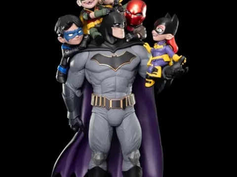 Batman and Kids Batman Family Ready to Print 3D 打印模型