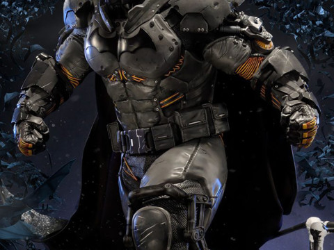 Batman Arkham Origins XE Suit Figurines 3Dプリントモデル