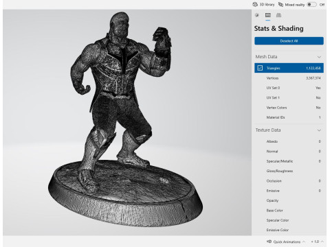Thanos Statues Ready to Print 3D Принт Модель
