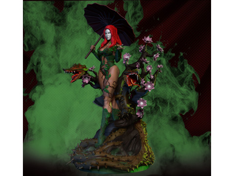Poison Ivy Statues Ready to Print 3D 打印模型