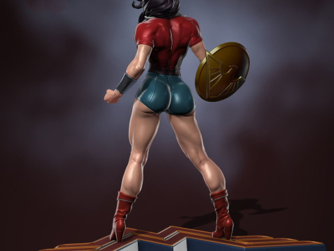 Wonder Woman from DC Ready to Print 3D printmodel