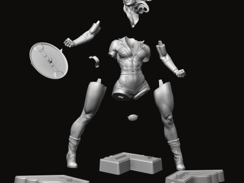 Wonder Woman from DC Ready to Print 3D printmodel