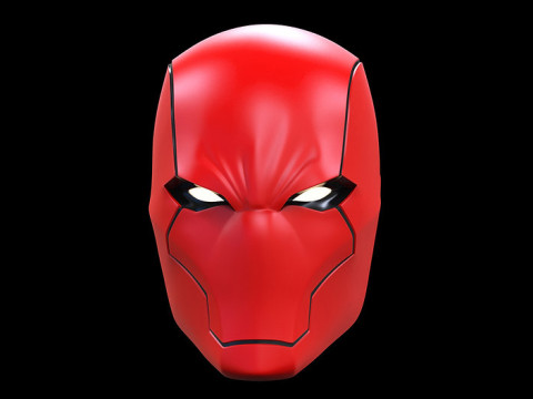 Red Hood Helmet Ready to Print 3D 打印模型