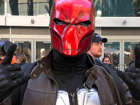 Red Hood Helmet Ready to Print Modello di stampa 3D