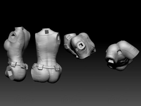 Batgirl Sculptures 180mm Ready to Print 3D-printmodel