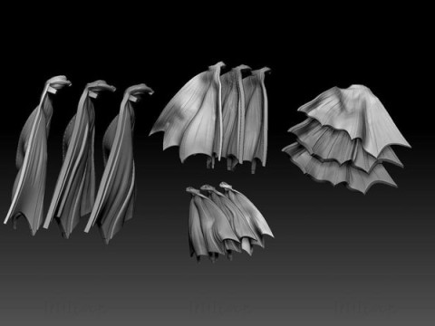 Batgirl Sculptures 180mm Ready to Print 3D-printmodel