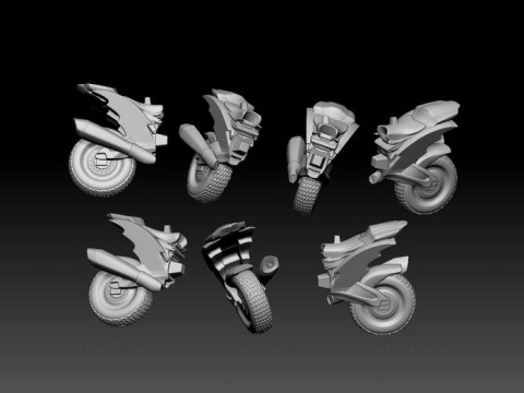 Batgirl Sculptures 180mm Ready to Print 3D-printmodel