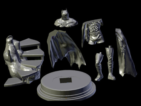 Batman 1989 Michael Keaton Figurines Ready to Print Model Cetak 3D