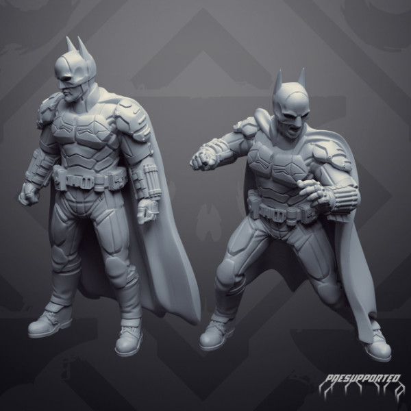 Batman DC Comic Character Ready to Print 3D Принт Модель .c4d .max .obj .3ds .fbx .stl .blend