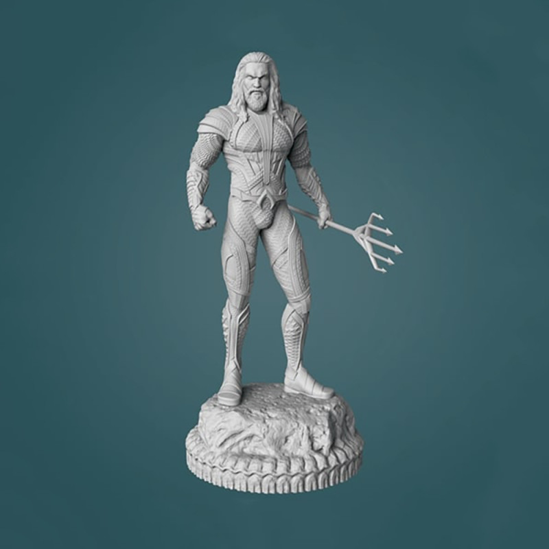 Aquaman Figurines Ready to Print 3D Print Model .c4d .max .obj .3ds .fbx .stl .blend 