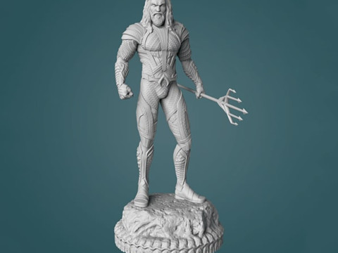 Aquaman Figurines Ready to Print 3D 打印模型