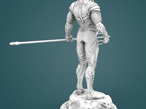 Aquaman Figurines Ready to Print 3D Print Model