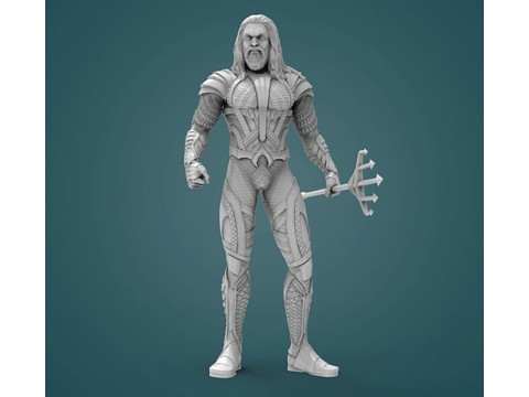 Aquaman Figurines Ready to Print 3D Print Model