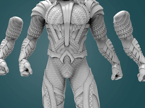 Aquaman Figurines Ready to Print 3D Print Model