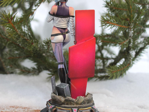 Sexy Lucy CyberPunk Edge Runners Figure STL Ready to Print 3D-Druckmodell