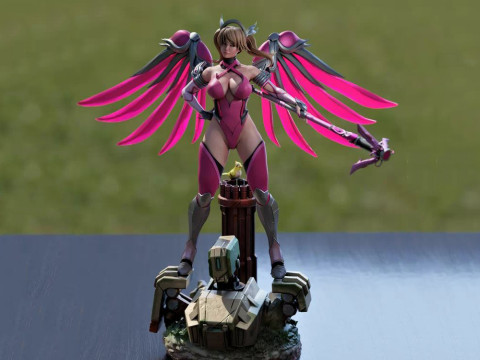 Momoji Mercy Figure STL Ready to Print 3D Print Model