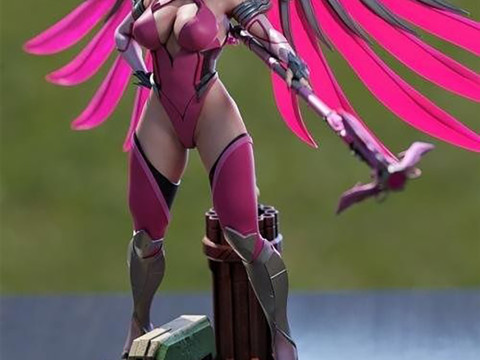 Momoji Mercy Figure STL Ready to Print Modelo de Impressão 3D