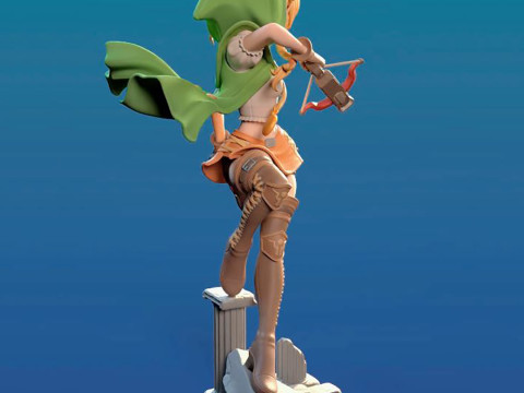 Linkle Hyrule Warriors Ready to Print 3D 打印模型