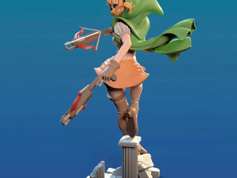Linkle Hyrule Warriors Ready to Print 3D 打印模型