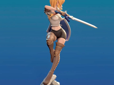 Sexy Linkle Hyrule Warriors Ready to Print 3D Print Model