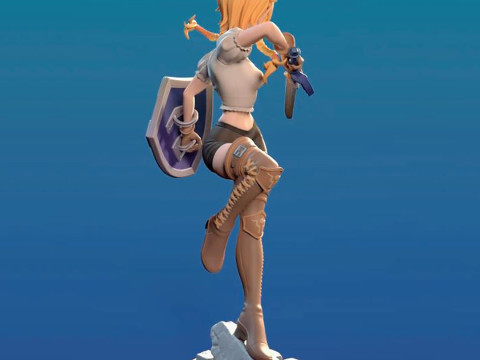 Sexy Linkle Hyrule Warriors Ready to Print 3D Print Model